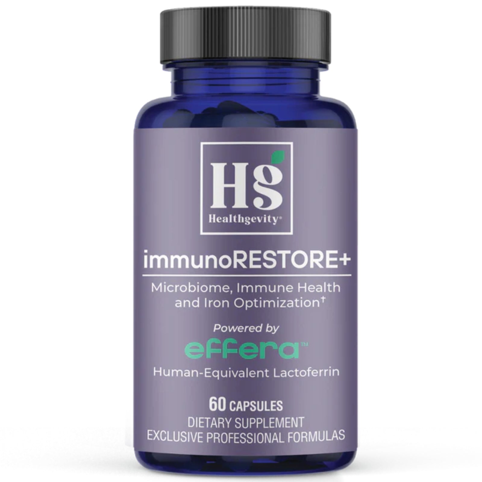 Healthgevity, immunoRESTORE+, 60 Capsules UPC 702571009658 | HiLife Vitamins